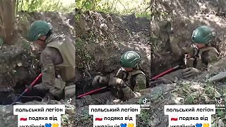 Piotr dostal za úlohu kopať zákop v kamenistej pôde