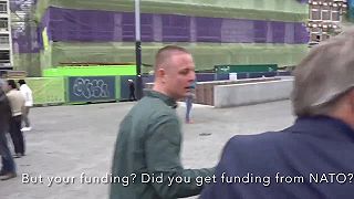 Organizátor výstavy ruských tankov