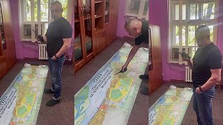 Pretrhnuta Kachovska priehrada,zrejme po nedávnych obstreloch UA armády Himarsmi