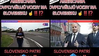 Billboard USA ambasády v Michalovciach