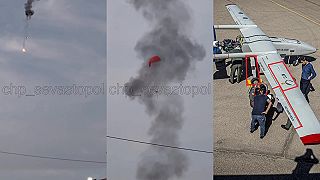 Rusi zostrelili ukrajinský dron nad Krymom!
