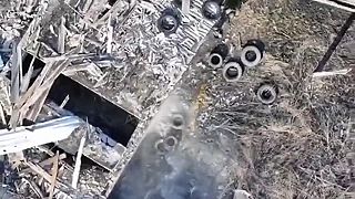 Dron a 10 okupantov