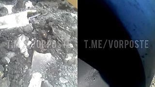 Ruský pokémon kameruje zničený ukrajinský tank