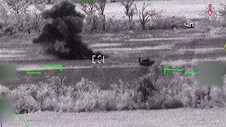 Ruský vrtuľník Kamov Ka-52 zničil 2 ukrajinské tanky naraz