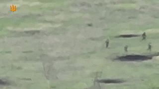 Cezpoľný beh okupantov potom, čo ich preriedil mínomet