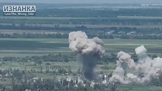 Zničenie ukrajinskej pevnosti ťažkotonážnymi bombami v okolí Marjinky