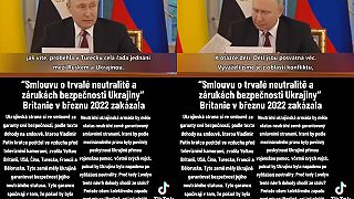 V.V.Putin o vyjednávaní minulého roku z Kyjevom