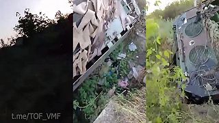 Ruskí vojaci ukoristili francúzsky ľahký tank AMX-10 RC