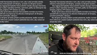 Francúzka televízia odvysielala reportáž z Ruskej strany