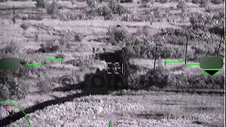 Vrtuľníky Ka-52 Aligator pokračujú v ničení ukrajinskej techniky #2