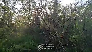 3. útočný brigáda zaberá pozície okupantov pri Bachmute