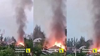 Štyria dôstojníci okupantov na grilovačke