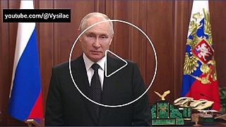 Občianska vojna v Rusku. Príhovor Putina. Hrozí palácový prevrat. Putin - Prigon