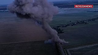 Silný príchod niečoho ťažkého na pozíciu APU smerom na Kupjansk
