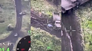 Množstvo zničenej techniky okupantov v Záporožskej oblasti