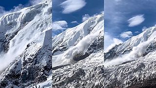 Masívna lavína v Himalájach