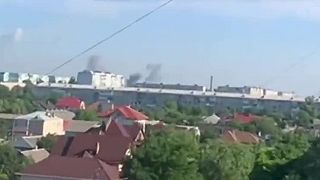 Mínus veliteľstvo a sklad munície v Berďansku
