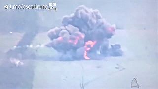 Kamikadze tank vs kamikadze dron
