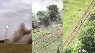 HIMARS extrémne efektívne likviduje 152mm batériu húfnic Msta-S