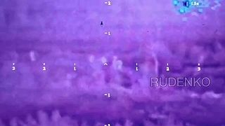 Riadená protitanková strela vs. 6 ukrajinských sabotérov (CITLIVÉ ZÁBERY)