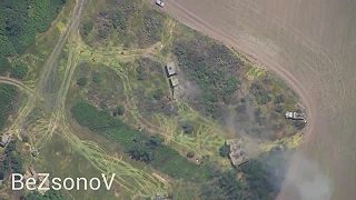 Zásah veliteľského stanovišta z komplexu S-300 AFU v smere na Cherson.
