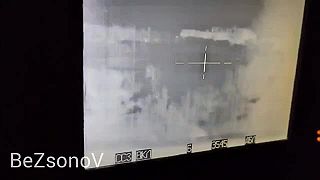 10. tankový pluk ruských ozbrojených síl. Nočný boj.