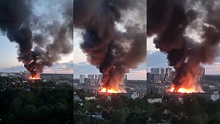 Požiar v Moskve