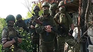 Video odkaz ruských vojakov k situácii v okolí Kliščijivky (05.07.2023+titulky)