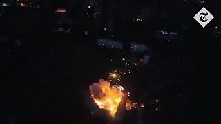 Ohňostroj v makiivke (Ruský muničný sklad)