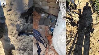 Ex ukro pozícia vyčistená ruskou armádou