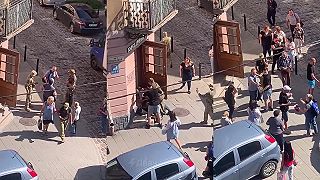 Ďalšie zábery z nútenej mobilizácie Ľvov.