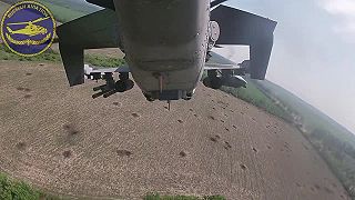Ruský útočný vrtuľník Ka-52 tesne minula ukrajinská raketa