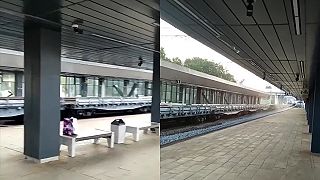 Renovácia nástupišťa v Moskve