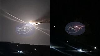 Štarty hypersonických rakiet Onyx zo Sevastopolu. Cieľ ukrajina. video 1