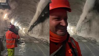 Tlakové vlny po explózii v tuneli