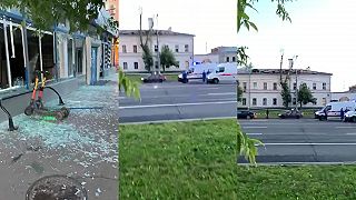 Nočný útok dronom na Moskvu
