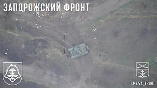 Laserom navádzaná raketa Krasnopol vs. ukrajinský tank T-72M1 (CITLIVÉ ZÁBERY)
