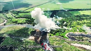 Zásah pohodených rakiet do MLRS BM-21 Grad vyčaroval parádne divadlo