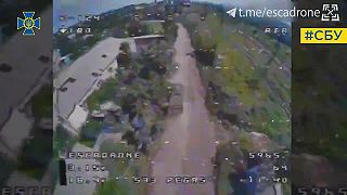 SBU na love okupantov pomocou FPV kamikadze dronov