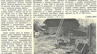 Regulačný odlov medveďov v roku 1988. Dobový článok v novinách!