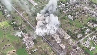 Dvojity JDAM na pevnosť okupantov v Urozhaine