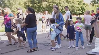 Reakcie detí počas ostreľovania mesta okupantami