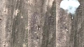 Ivan vie, ako sa vyhnúť granátom zhadzovaných z dronov