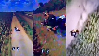 Kamikadze dron dobehol motorku