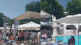 Včera v klube Ibiza v Odese.


