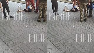 Ukrajinská mobilizácia! pokus o oživenie zastreleného otca!