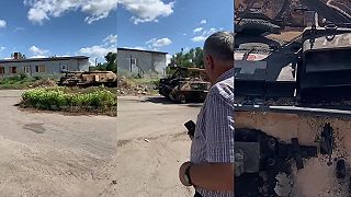 Zničené americké vyprošťovacie vozidlo M88A2 Hercules