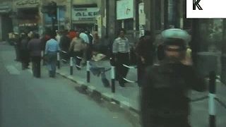 Scény z ulíc mesta Aleppo v Sýrii - 70te roky
