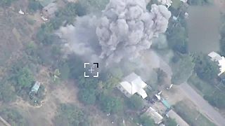 Zásah riadiacej základne dronov okupantov