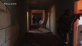 Archívne zábery z bojov o Mariupoľ #2
